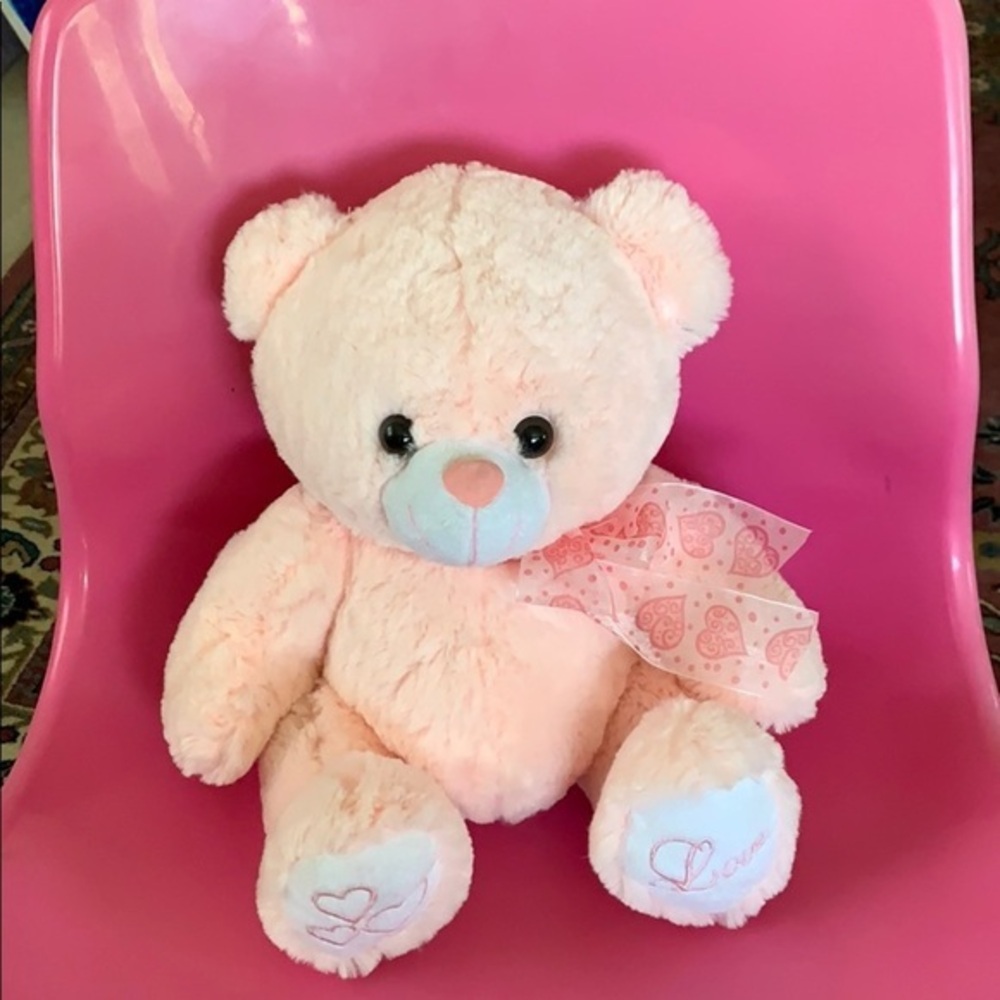 Pink Love teddy bear 🧸 great condition